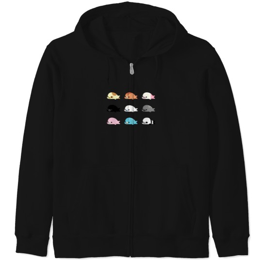Discover Mamegoma 512 Zip Hoodies