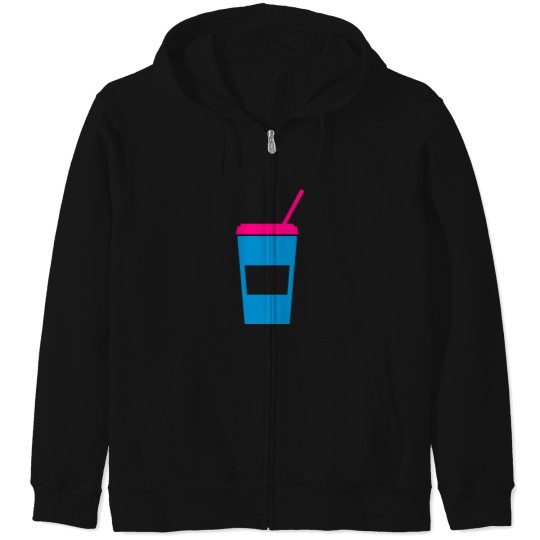 Discover softdrink - drink - drinking straw Zip Hoodies