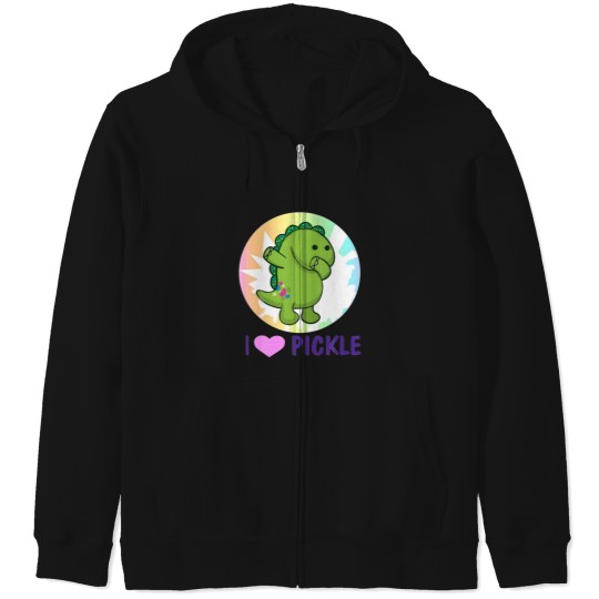 Discover moriah  i love pickle Zip Hoodies