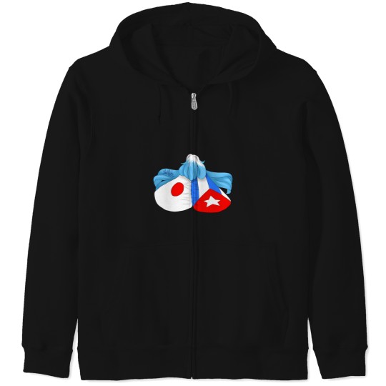 Discover Yuki Hanabi - Asian-Hispanic Pride Zip Hoodies