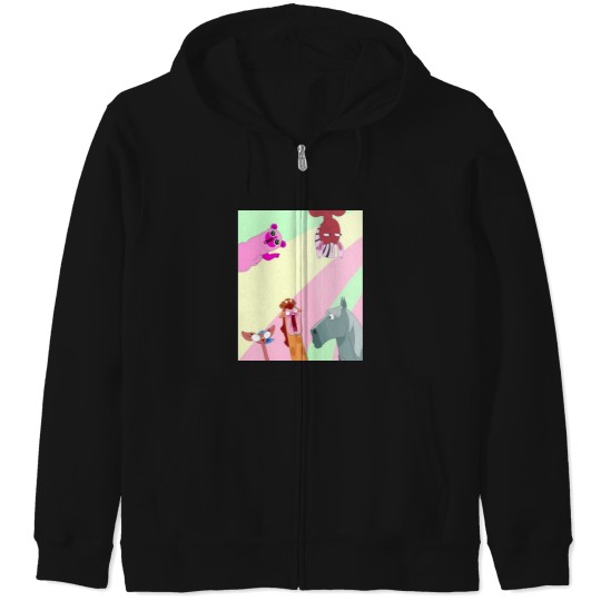 Discover Happy Centaurworld Family Zip Hoodies