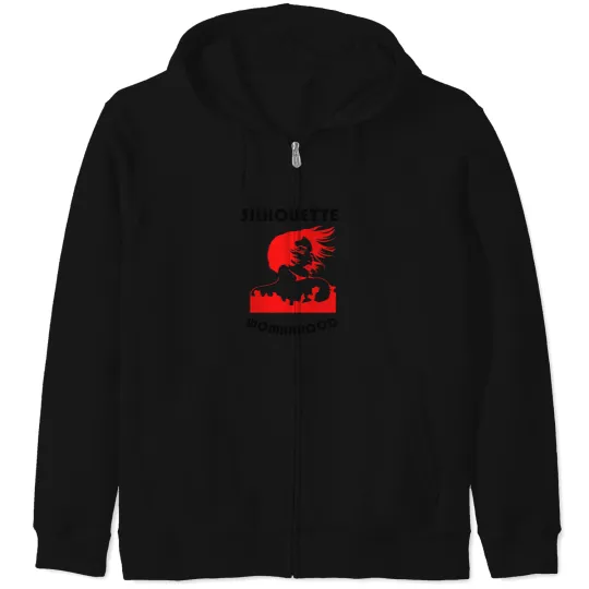 Discover Womanhood Silhouette art 2 Zip Hoodies