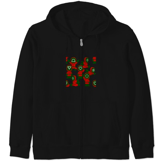 Discover Squid Cosplay Ugly Christmas Tv Show Guards Netflix 202 Zip Hoodies