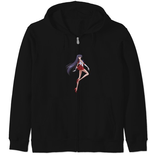 Discover Sailor Mars Sailor Mercury (2).png Zip Hoodies