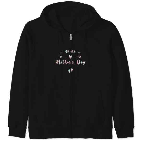 Discover happy mother day my first mother day 2 Zip Hoodies