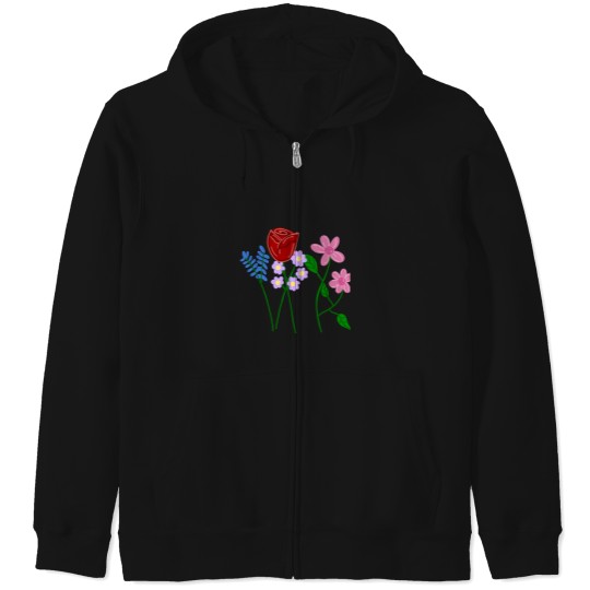 Discover Flower Girl (1) Zip Hoodies