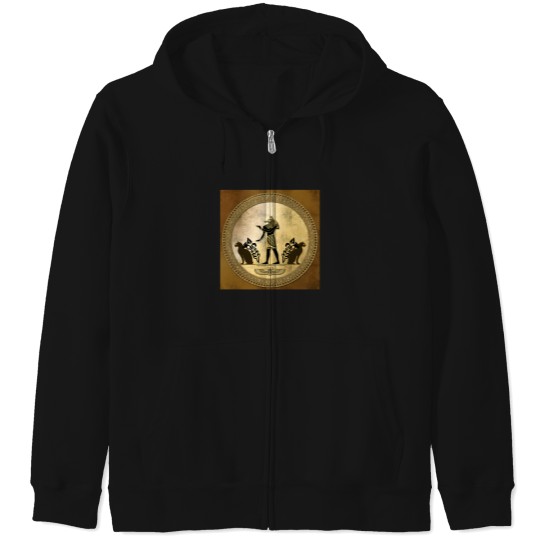Discover Anubis The Egyptian God 77 Zip Hoodies
