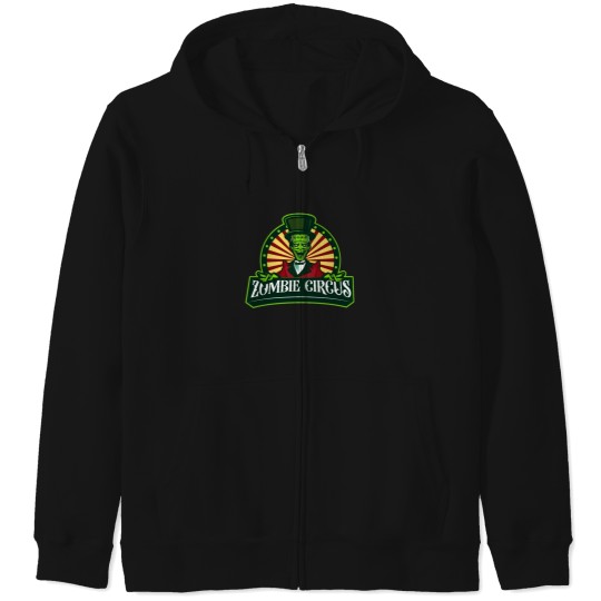 Discover zombie circus Zip Hoodies