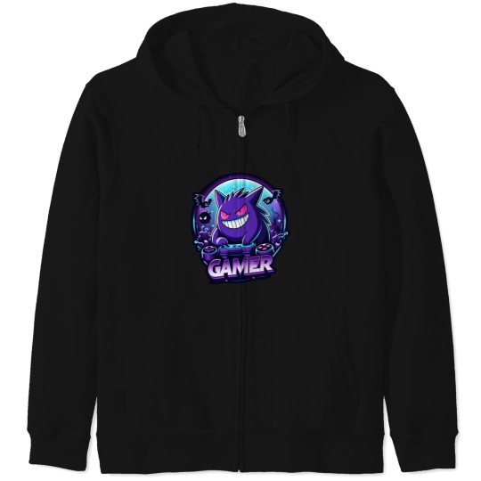 Discover Ghostly Gamer Active T-Shirt Zip Hoodies