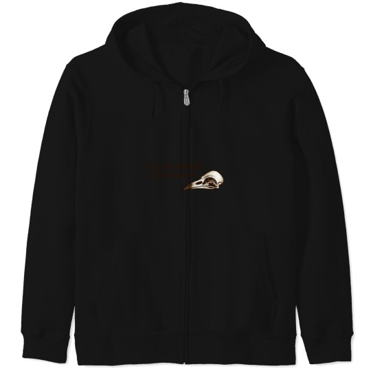 Discover I just really like bones - Vulture Culture Bird Skull Raven Skull Taxidermy Green Witch Vintage Witc Zip Hoodies