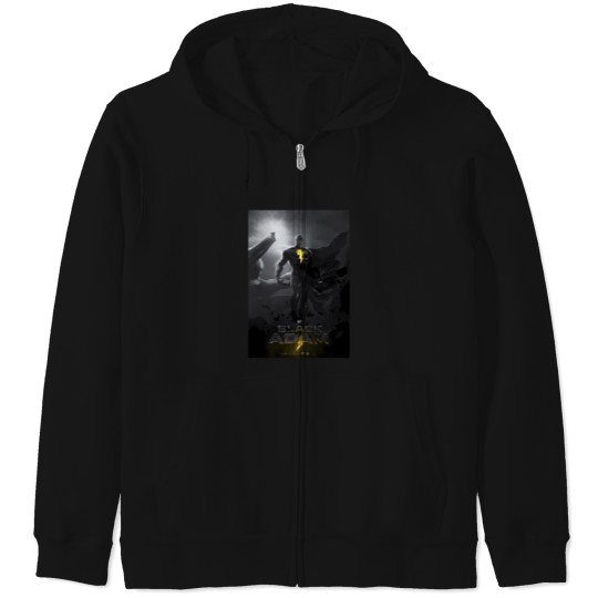 Discover Black Adam Zip Hoodies