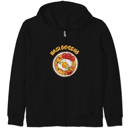 Discover Traditional Food - Nasi Gorang Zip Hoodies