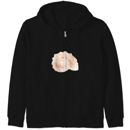 Discover Seashell Active T-Shirt Zip Hoodies