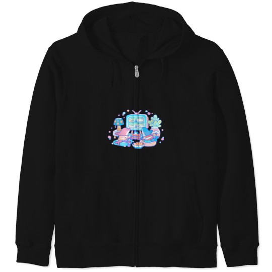 Discover Shark vs Dolphin Active T-Shirt Zip Hoodies