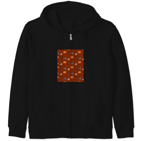 Discover Halloween Sneks 1775 Zip Hoodies