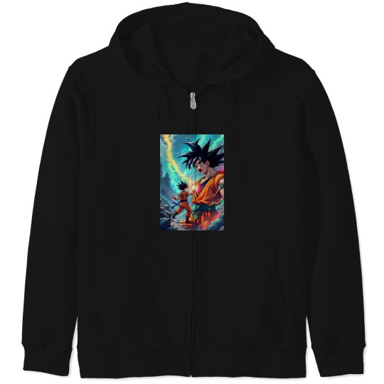 Discover Goku dragon ball anime Zip Hoodies