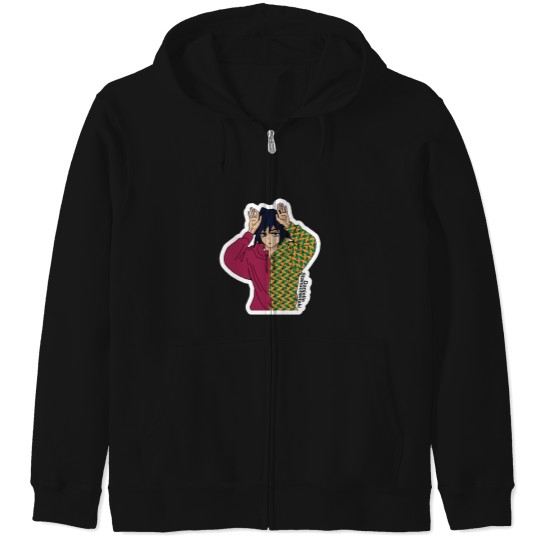 Discover Giyu Hoodie Zip Hoodies
