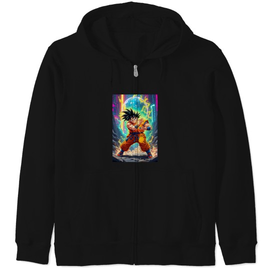 Discover Goku dragon ball anime Zip Hoodies