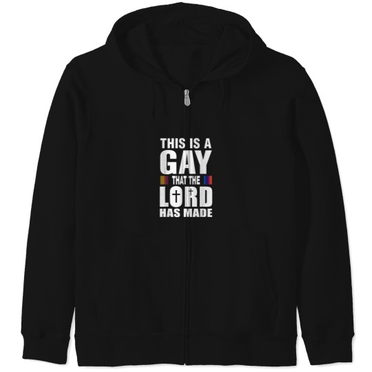 Discover This Is A Gay That The Lord Has Made Funny Chris Zip Hoodies