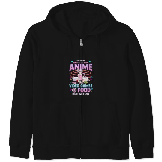 Discover Womens Cute Anime Gamer Girl Funny Kawaii Japane Zip Hoodies