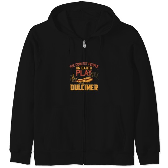 Discover Womens Dulcimer Music Lover Mountain Dulcimer Pl Zip Hoodies