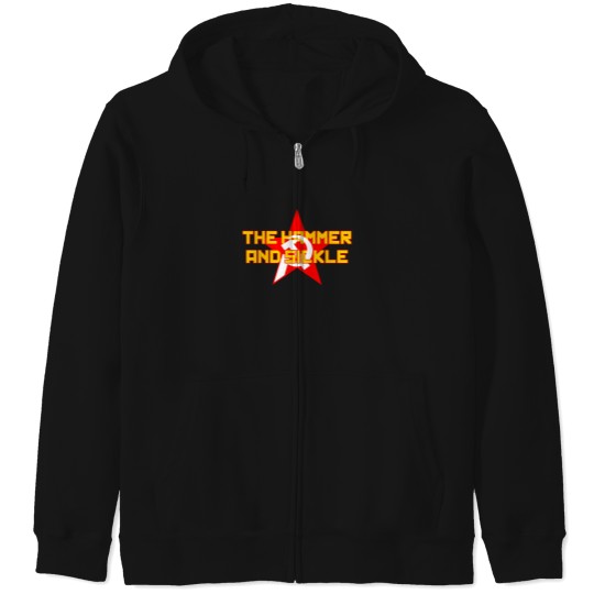 Discover The Hammer And Sickle 1902 Zip Hoodies