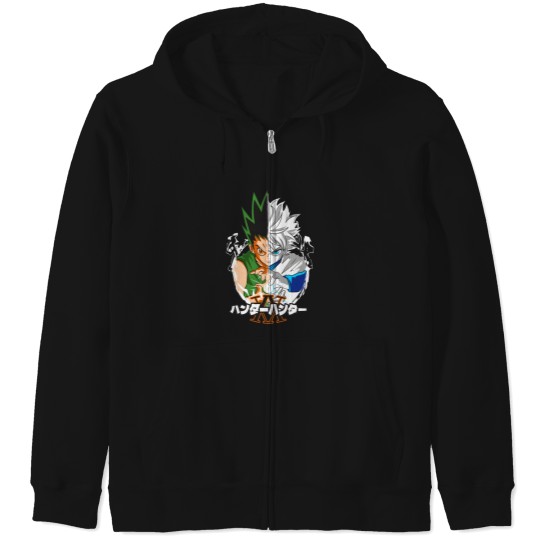Discover Gon &amp_ killuas Zip Hoodies