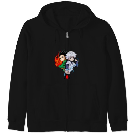 Discover Gon &amp_ killuas Classic Zip Hoodies