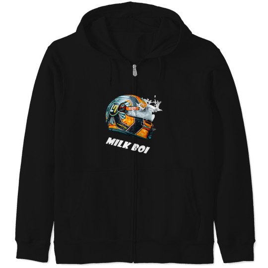 Discover lando norris milk boi Zip Hoodies