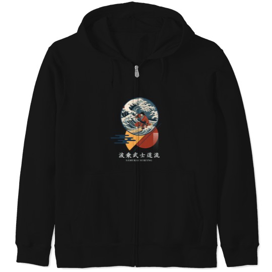 Discover SAMURAI SURFER GOEMON Zip Hoodies