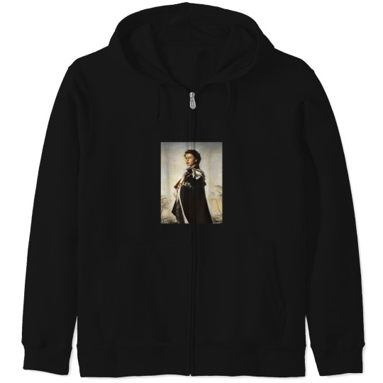 Discover Young Monarch Queen Elizabeth II Zip Hoodies