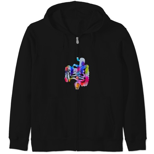 Discover Womens Digestive System Gastrointestinal Tract W Zip Hoodies