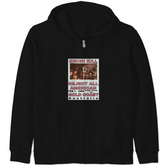 Discover Bikini Kill Reject Zip Hoodies