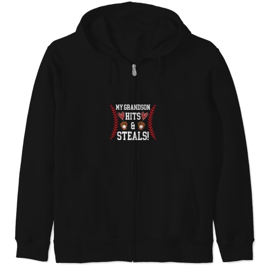 Discover My Grandson Baseball Nana Of A Baseball Player N Zip Hoodies