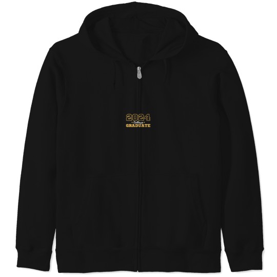 Discover 2024 College Graduate Graduation Men Women Kids Zip Hoodies