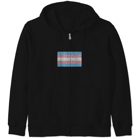 Discover Vintage Transgender Pride Flag Gift Trans Men Wo Zip Hoodies
