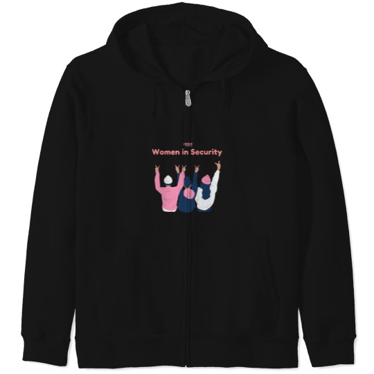 Discover Women in Security (Peace).png Zip Hoodies