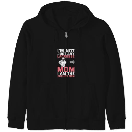 Discover Lacrosse Goalie Lax Goalkeeper Funny Lacrosse Mo Zip Hoodies