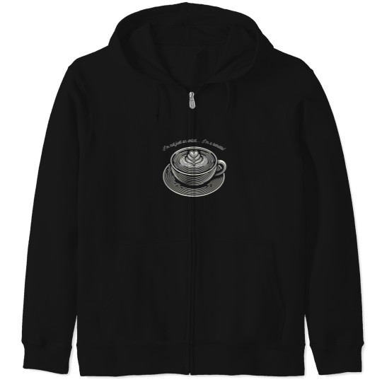 Discover I'M Not Just An Artist... I'M A Barista Coffee Lineart Design For Coffee Lovers. 467 Zip Hoodies