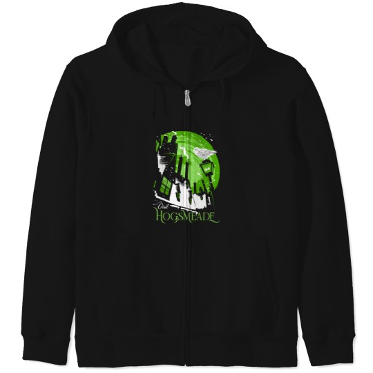Discover Visit Hogsmeade (Green) Zip Hoodies