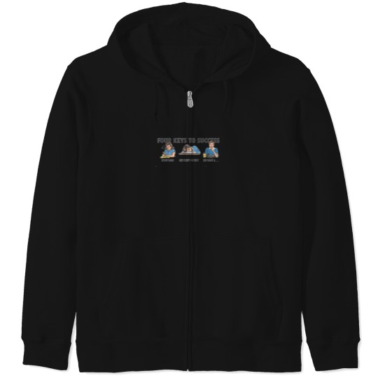 Discover Four-Keys-To-Success-T-Shirt Zip Hoodies