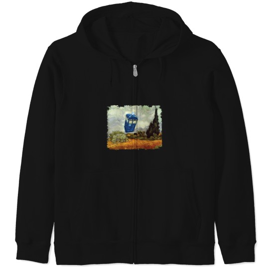 Discover Vincent And The Doctor Zip Hoodies