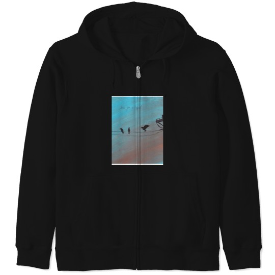 Discover Three For a Girl Graphic Zip Hoodies