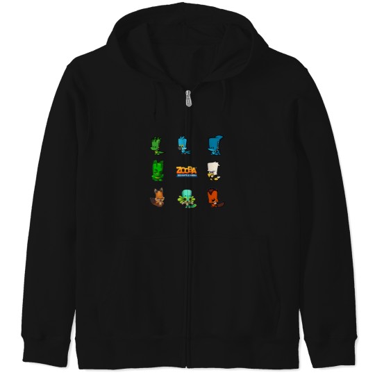 Discover zooba battle arena pack Zip Hoodies