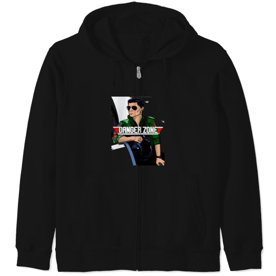 Discover Archer Danger Zone TV Show Movie Mashup T-Shirt Zip Hoodies