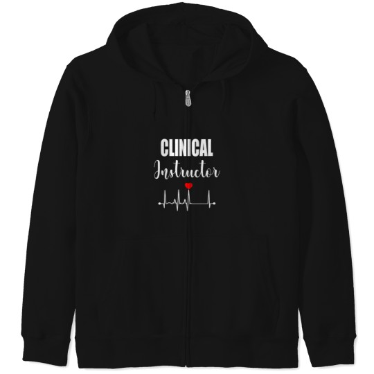 Discover Womens Clinical Instructor Nurse Nursing Educato Zip Hoodies