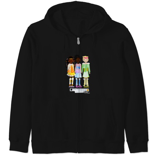 Discover 1st Grade Hair CurlyDollTati 153 Zip Hoodies