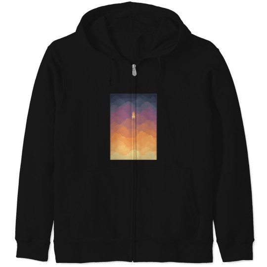 Discover Clouds Zip Hoodies