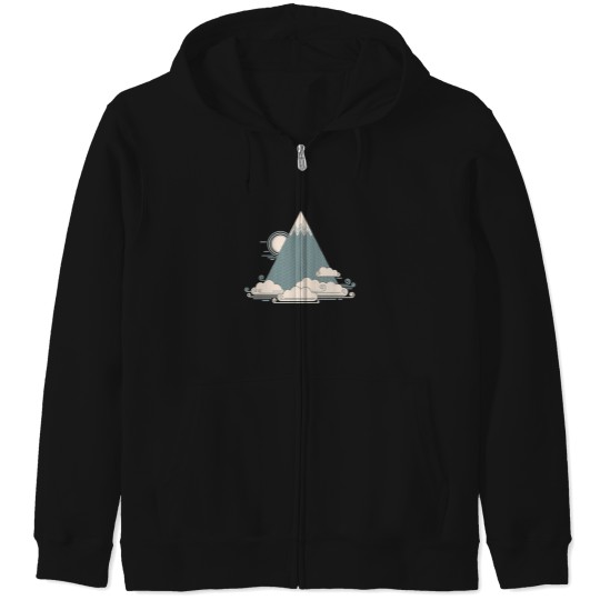 Discover Cloud-Mountain Zip Hoodies