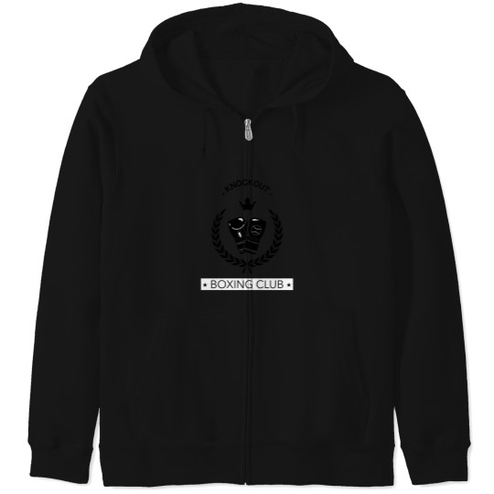 Discover Knockout Boxing Club Zip Hoodies